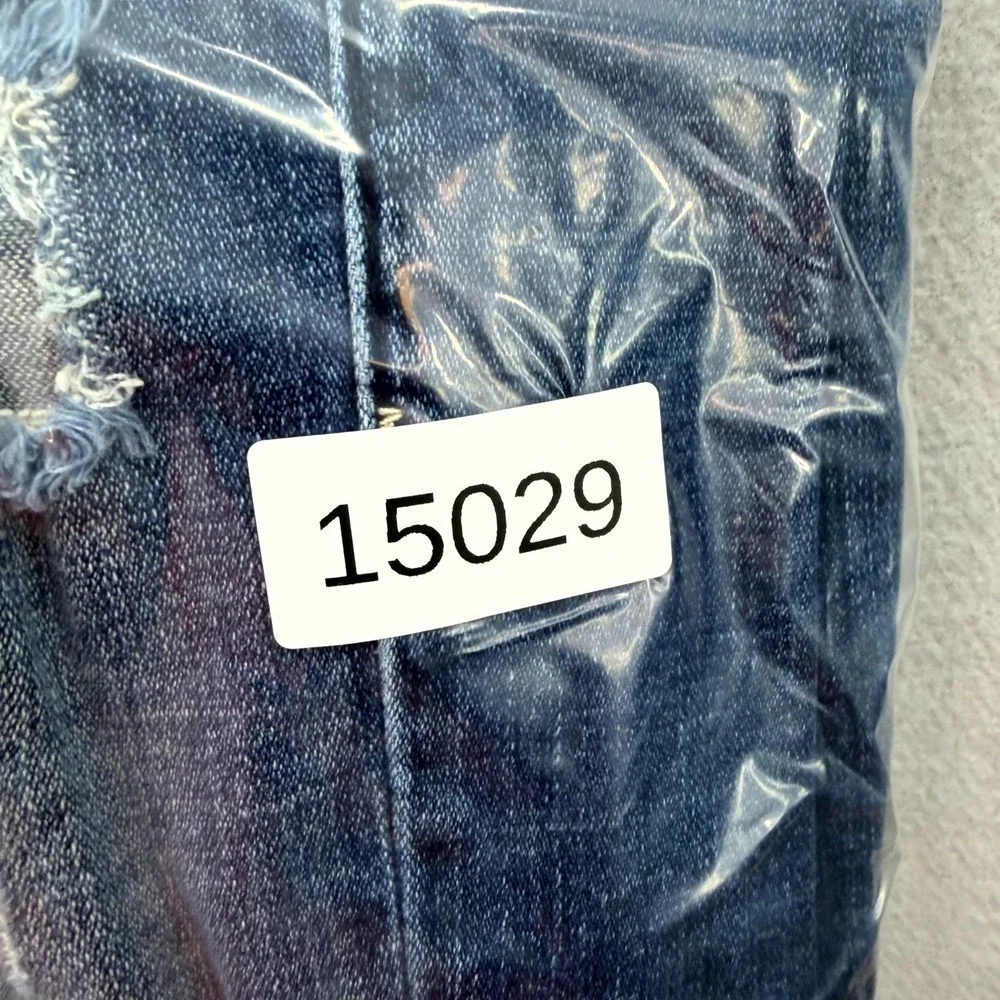 True Religion Jeans Mens 32x34 Blue Denim Pants Distressed Faded Slim Midnight